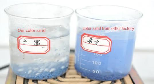 China Factory High-Temperature Calcined Reflective and Insulated Colored Ceramic Sand